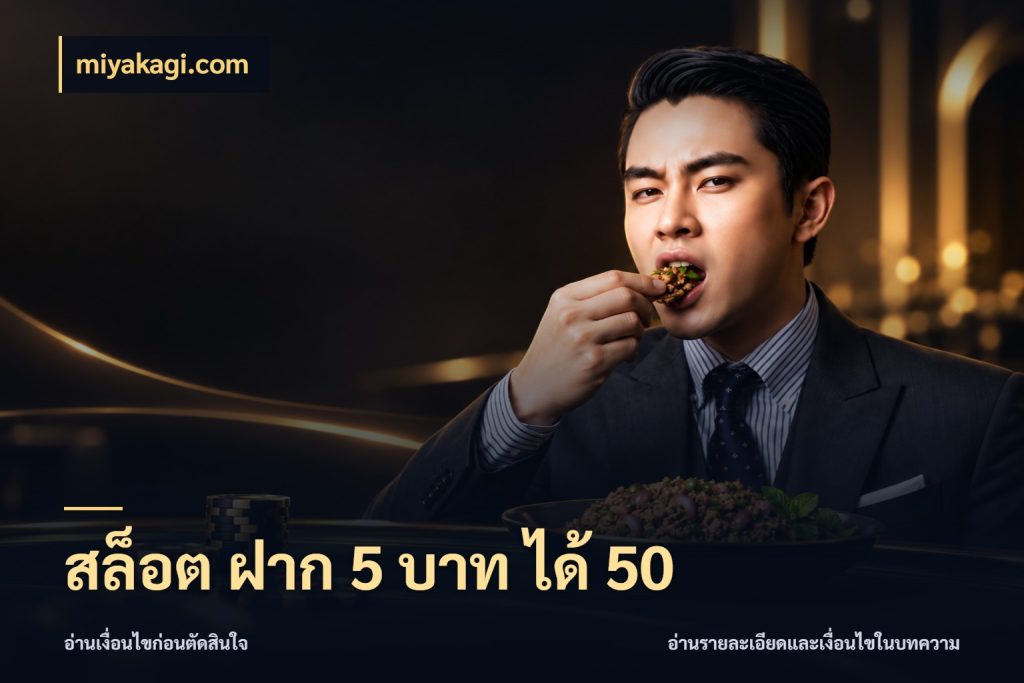 สล็อต ฝาก 5 บาท ได้ 50 โปรกับเกมที่ชอบเลือกให้ตรงสไตล์ กับ miyakagi.com
