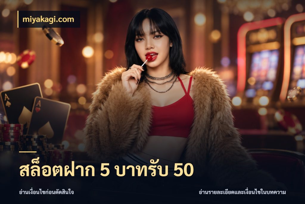 สล็อตฝาก 5 บาทรับ 50 จับคู่โบนัสกับสไตล์เกมที่ชอบ สไตล์ miyakagi.com