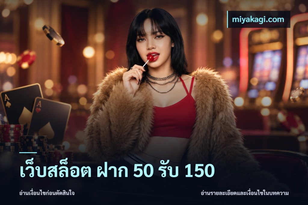 เว็บสล็อต ฝาก 50 รับ 150