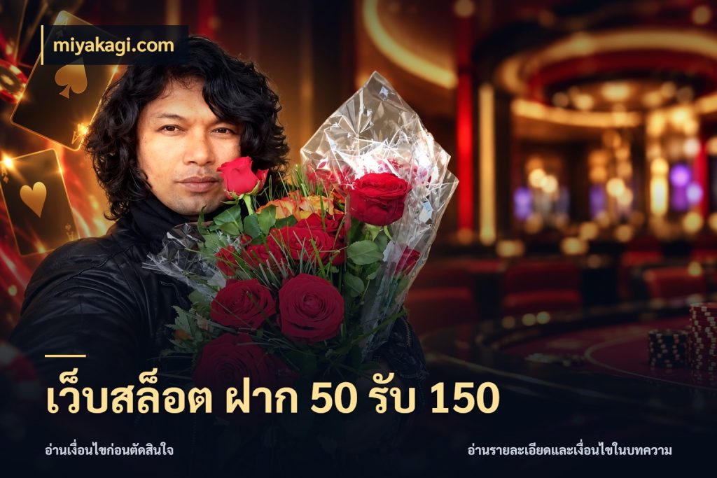 เว็บสล็อต ฝาก 50 รับ 150 โปรกับเกมที่ชอบเลือกให้ตรงสไตล์ ในมุม miyakagi.com