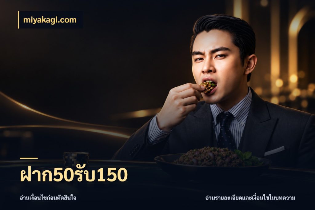 ฝาก50รับ150 miyakagi.com จุดเด่นของเครดิตที่คนชอบเกมอยากรู้