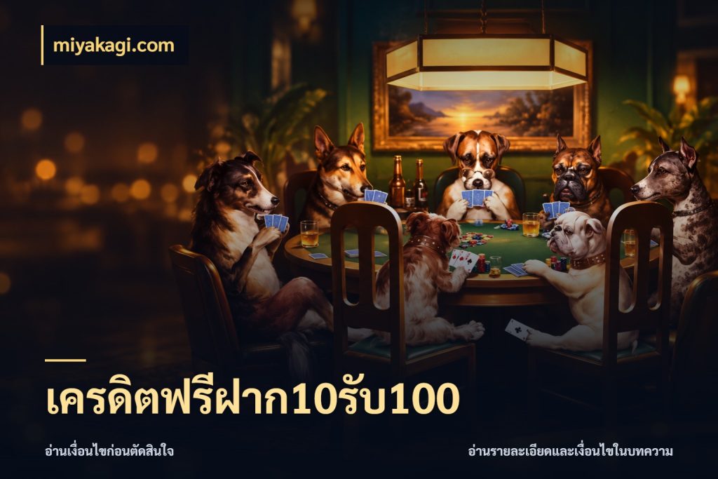 เครดิตฟรีฝาก10รับ100 miyakagi.com รูปแบบโบนัสกับสิทธิ์ของสายเกม