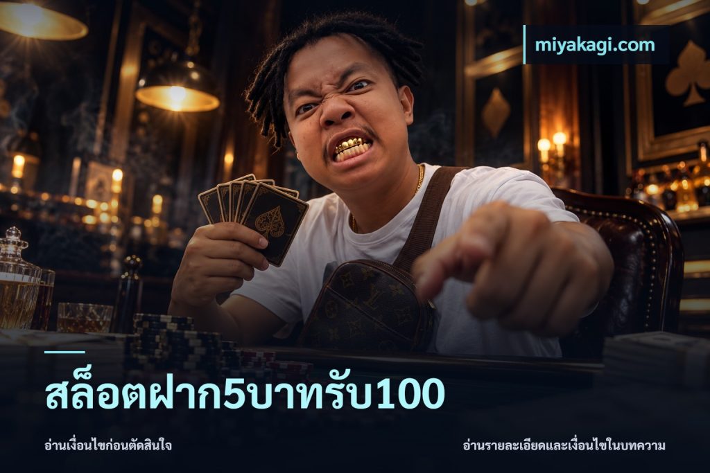 สล็อตฝาก5บาทรับ100