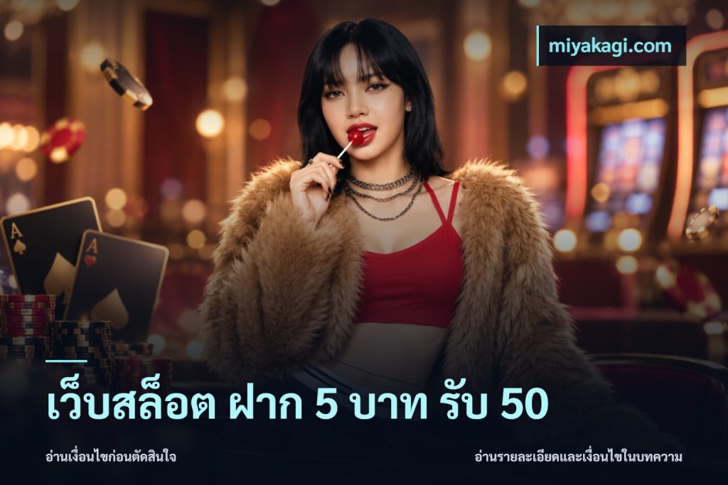 เว็บสล็อต ฝาก 5 บาท รับ 50