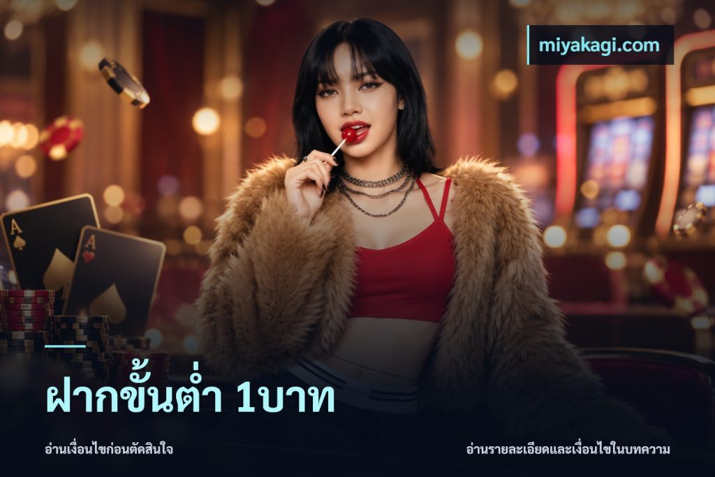 ฝากขั้นต่ำ 1บาท