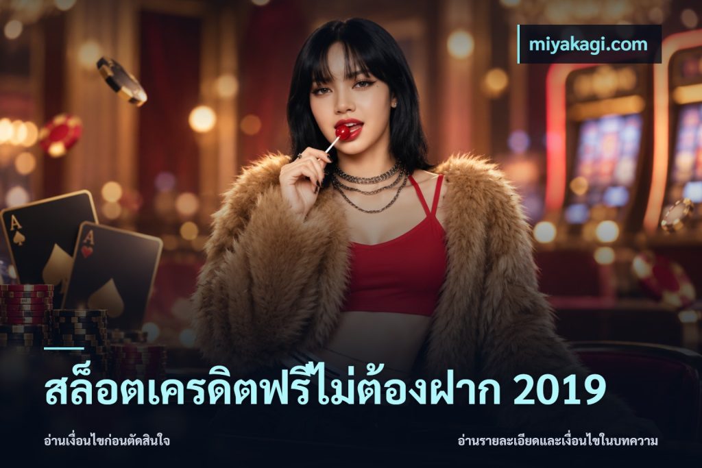 สล็อตเครดิตฟรีไม่ต้องฝาก 2019