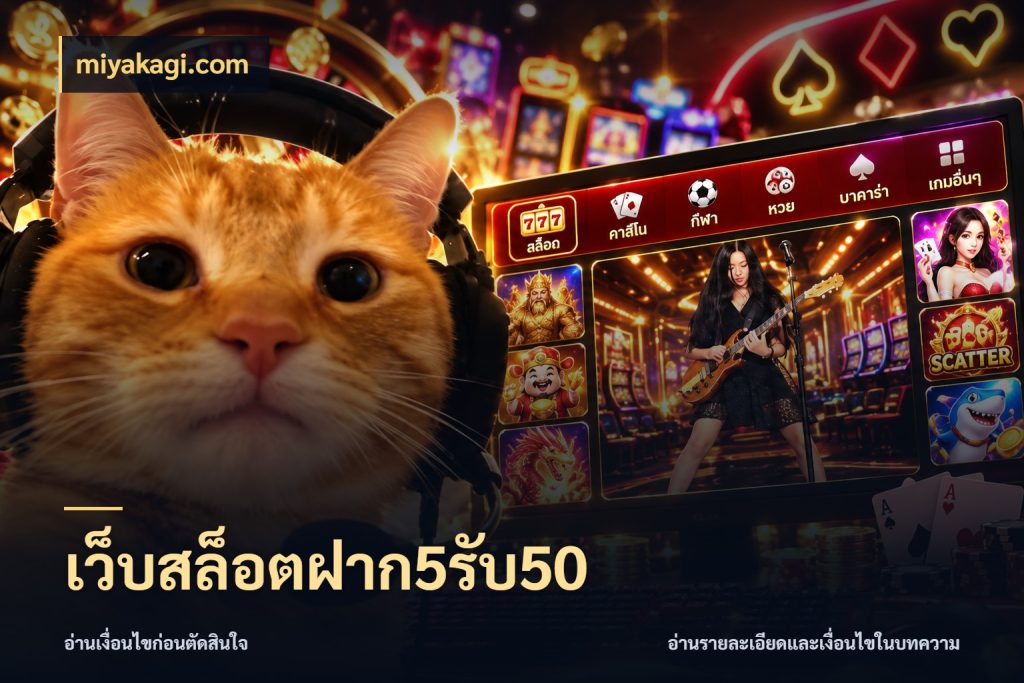 เว็บสล็อตฝาก5รับ50 miyakagi.com รูปแบบโบนัสกับสิทธิ์ของสายเกม