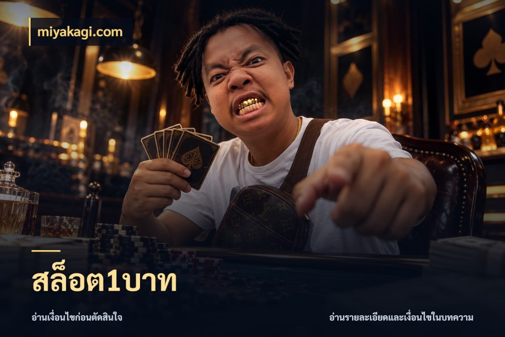 สล็อต1บาท จำนวนเริ่มต้นกับสไตล์เกมที่ชอบ ในมุม miyakagi.com