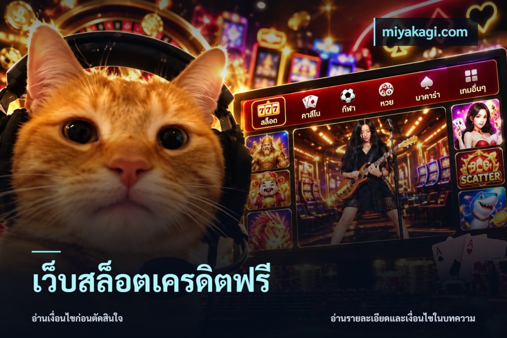 เว็บสล็อตเครดิตฟรี