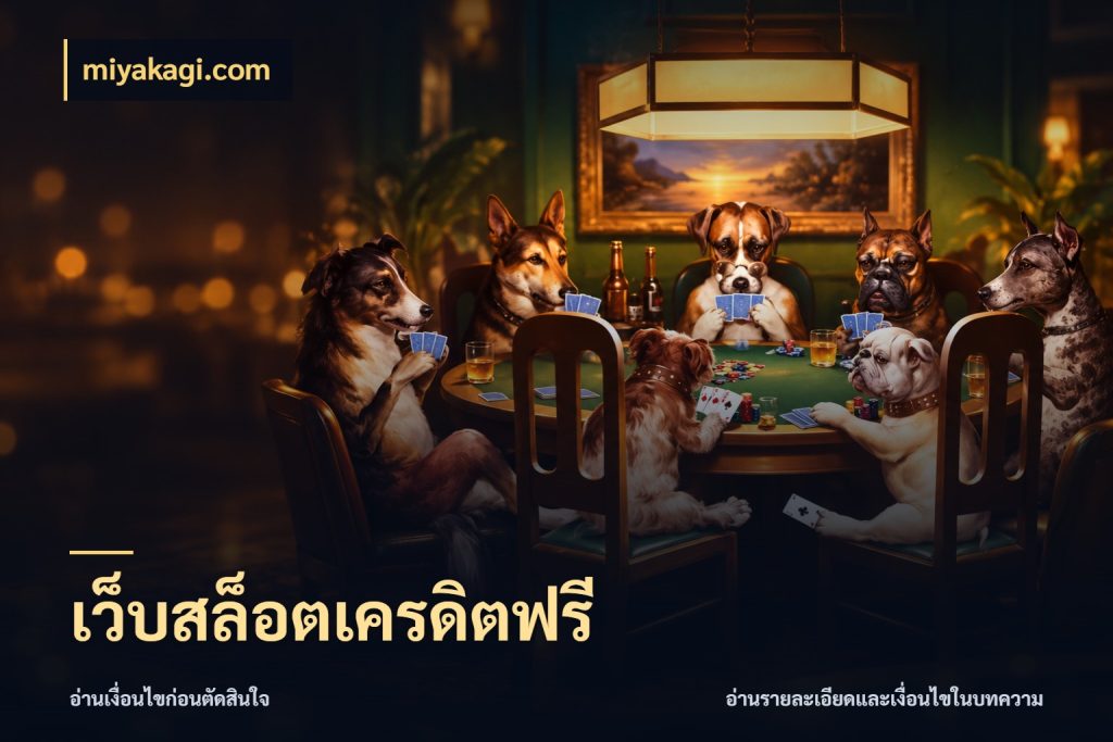 เว็บสล็อตเครดิตฟรี รู้จักยอดและขอบเขตของเครดิตฟรี ในมุม miyakagi.com