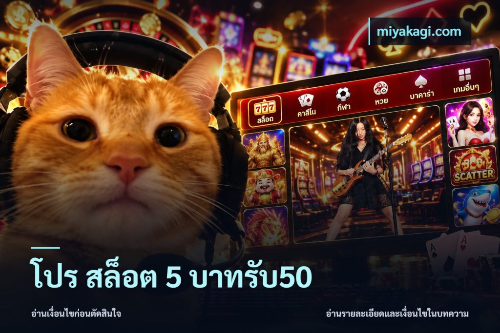 โปร สล็อต 5 บาทรับ50