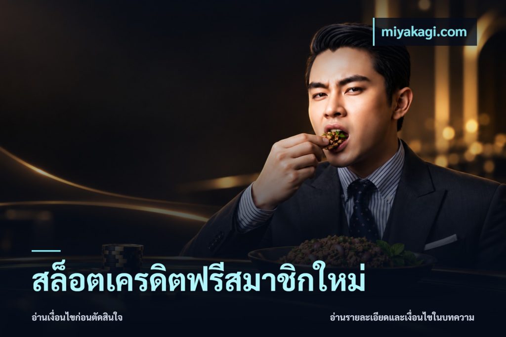 สล็อตเครดิตฟรีสมาชิกใหม่