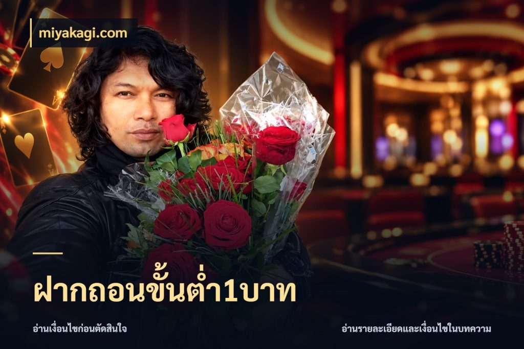 ฝากถอนขั้นต่ำ1บาท สายทุนน้อยเลือกความสนุกให้พอดี สไตล์ miyakagi.com
